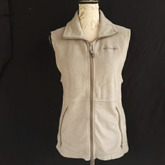 Columbia Womens Fall Vest Jacket Tan - Picture 4 of 4